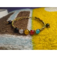 5-COLOR FENG SHUI PANCA MAHA BHUTA BRACELET (5 NATURAL ELEMENTS)