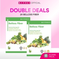 [Double Deals] 2x KITSUI Belloss Fiber 15's x 15g - Halal Detox Fiber Drink | Sembelit | Supplement 
