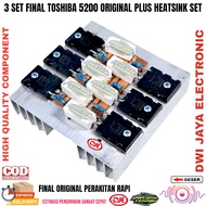 Pendingin Power Amplifier Plus Final 3 Set Toshiba Original