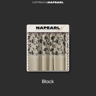 1PC NAPEARL 80-90% Blackout Pastoral Style Curtain Fragmented Flower Print Curtain Up-down Splicing