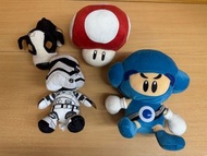 毛公仔 aia白兵  mario蘑菇仔 爆爆王藍寶 大頭狗