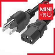 【MINI】CPU / monitor power cable power cord 1.5 meter Computer line AC Power Cord 2 Pin Plug