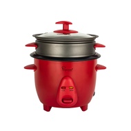 La gourmet 0.6L Rice Cooker with Non-stick Steamer (Assorted Color)