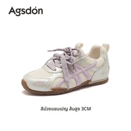 รองเท้าสนีกเกอร์ลำลองพื้นหนา Ballet Agan