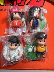 全新港版吉野家足球小將角色公仔 1set4隻