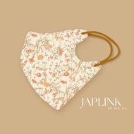 【標準】JAPLINK HEPA 高科技水駐極 立體醫療口罩-田園暖日