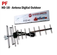 Antena digital UHF PF HD-18 antena tv uhf indoor outdoor + kabel 10m