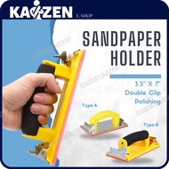 Handheld Hand Sander Sand Paper Holder Sandpaper Holder Sand Paper Clip Holder Plastic Hander for Wo