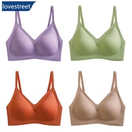 LoveStreet Seamless Push-Up Bra - Soft & Invisible Rimless Design A6W3