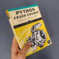 1 cuốn sách Khóa học Python Crash Course Giới thiệu lập trình thực hành dựa trên dự án Bìa mềm sách 