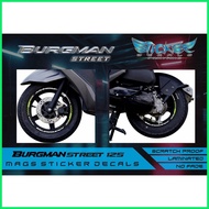 ◶ ❏ Burgman Street125 Mags Sticker