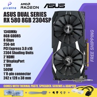 Used ASUS RX 580 RX580 2304 sp 8G 8GB D5 DUAL FAN AMD  Graphic Graphics Card grafik cards stock GPU 