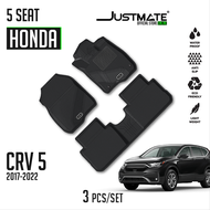 JUSTMATE HONDA พรมปูพื้นรถยนต์ CRV G5 2017 - 2022 5 Seat / 7 Seat