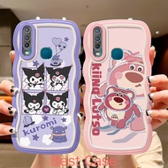 Casing Vivo Y11 Casing Vivo Y15 Casing Vivo Y12 Vivo Y17 Cute Cartoon Phone Case Soft Case Wave Frame Clear Phone Case TY