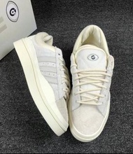 🍬Adidas Bad Bunny x adidas originals Campus壞痞 兔潮流休閒 防滑耐磨板鞋 男女同款 白色