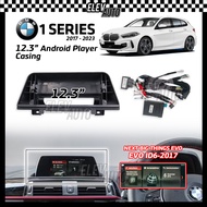 BMW 1 Series 2017 - 2023 12.3" BBA Casing Android Player Installation Dash Kit Player With Socket Ca