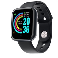 สมาร์ทวอทช์ Y68 สมาร์ทวอทช์บลูทูธนาฬิกาหน้าจอสัมผัส For IOS Android Heart Rate Monitor เดินวิ่ง Smar