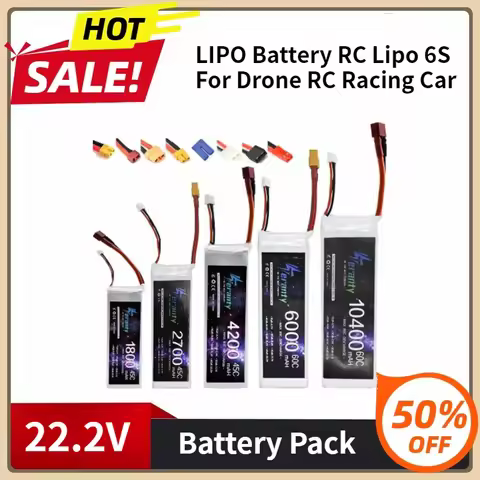 LIPO Battery RC Lipo 6S for Drone RC Racing Car 22.2V 1500mah 2200mah 2700mah 3000mah 4200mah 6000ma