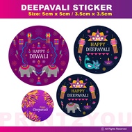 [100PCS] DEEPAVALI STICKER, MIRRORKOTE STICKER