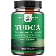 Advanced Bile Salt TUDCA Supplement - Extra Strength TUDCA 500mg per Serving Bile Salts for Gallblad