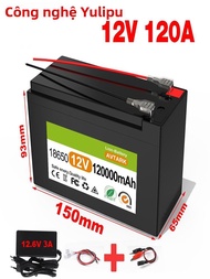 Bộ Pin Lithium 12V 45Ah 100Ah Tích Hợp BMS Cho Thuyền Năng Lượng Mặt Trời + 126V Bộ Sạc Đèn LDE