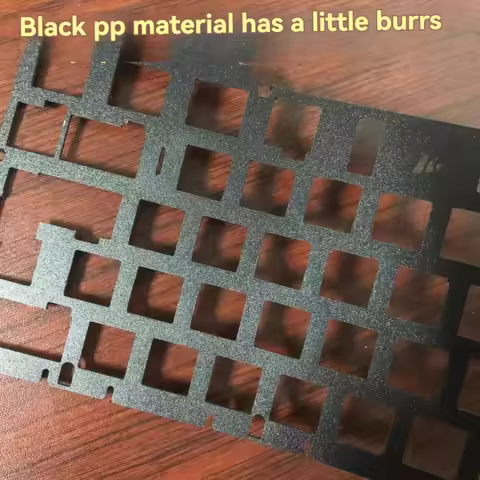 Bridge75 Keyboard Positioning Plate ABS Material PC/POM/PP/FR4/Carbon Fibre/Anodised Aluminium Silve