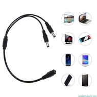 jenniferagg.my DC Power 1 Female to 2 Male 5 5mmx2 1mm DC Power Supply Splitter Cord Cable for Camer