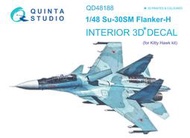 Quinta_QD48188_1/48_Su-30SM 3D立體儀表 for KittyHawk