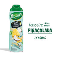 Teisseire Pinacolada Syrup (Zero Sugar) 600ml | Teisseire น้ำเชื่อมกลิ่นพินาโคลาดา 600มล. (สูตรไม่มี