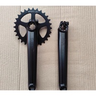 GT bmx 4130 crmo crank 8spindle 19mm with 28T gt sprocket