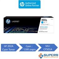 HP 202A Cyan Original LaserJet Toner Cartridge [CF501A]