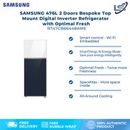 SAMSUNG 476L 2 Doors Bespoke Top Mount Digital Inverter Refrigerator with Optimal Fresh RT47CB66448A