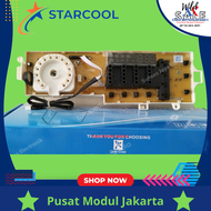 display modul pcb mesin cuci samsung front loading Eco Bubble WF650U2
