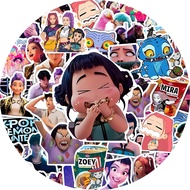 60pcs Movie KPop Demon Hunters Stickers Derpy Tiger Waterproof Graffiti DIY Phone Case Laptop Cool S