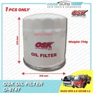 Osk Malaysia Minyak/Oil filter O-6747 Isuzu ELF,Isuzu NPR71,Hicom 4.3
