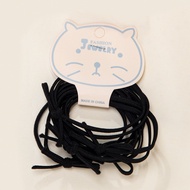 [Cutewomen2020] 6-piece Korean Simple Bowknot Basic Hair Tie Color Korean Knotted Head Rope Ins Hair