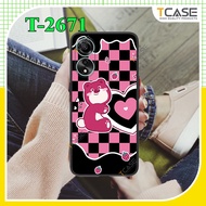 Oppo A78, Oppo A98 5G, Oppo A97 5G Case With Strawberry Bear Image - Tcase Luxury