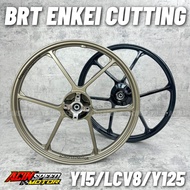 BRT ENKEI RIM Y15ZR LC135 V1-V8 Y125 BRT RIM/ 1.6/1.6x17 BRT RIM LCV8 Copper Brone Black/ BRT Rs RSX