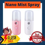 12.12 sale COD Disinfectant Sprayer Nano Mist Spray Alcohol disinfectant spray Mist Sprayer Facial Mist Spray USB Portable Nano Mist Spray Atomization Mister Face Facial Moisturizing Handy