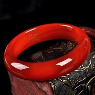 WSBNI Natural handcarved red agate bangle bracelets women bangle jade jewelry jadeite jade bangles a