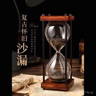 Wholesale Simple Glass Modern Hourglass Timer Half Children's Anti-Fall Creative Ornament60Minute Ge