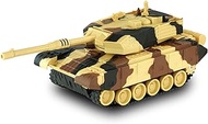 HAC2774 Full Tuck Radio Control Caterpillar Drive Tank, RC Buster Quest Army, Beige, 40 MHz, W 10.2