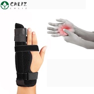 CHLIZ Finger Brace, Immediate Relie Support Metacarpal Splint Brace, Fracture Splint Fixed Protector Adjustable Splint Left/Right Hand