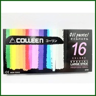 ♠ ♕ COLLEEN OIL PASTEL x16 COLORS LARGE STICK