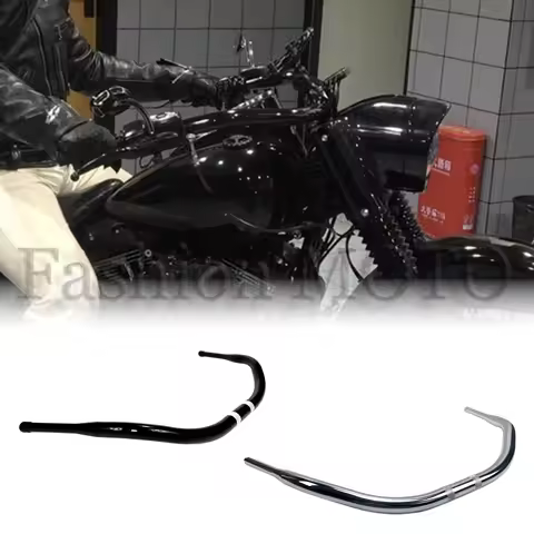Motorcycle 1-1/2 inch Custom Beach handlebar for Harley Dyna Softtail Fat Boy Breakout Road King Del