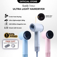 Franly High Speed Hairdryer 110,000RPM | Lightweight 280g | LED Screen | Negative Ion | Anti-Frizz