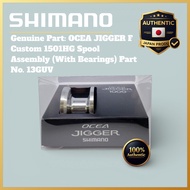 Genuine Part: OCEA JIGGER F Custom 1501HG Spool Assembly (With Bearings) Part No. 13GUV