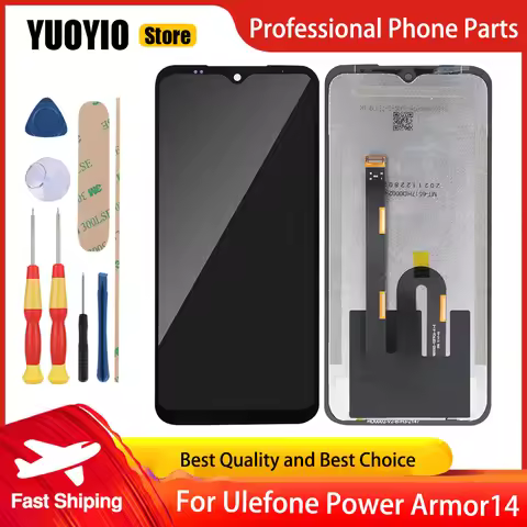 For Ulefone Power Armor 14 New Original Touch Screen LCD Display 6.52 Inch equipped with free perfec