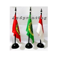 Paket Hemat 3pcs Bendera Meja Notaris Indonesia Merah Putih dan IPPAT