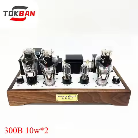 TOKBAN Replica WE91D 10W*2 300B Vacuum Tube Amplifier Kit DIY High-Power Single-Ended Class A Amplif